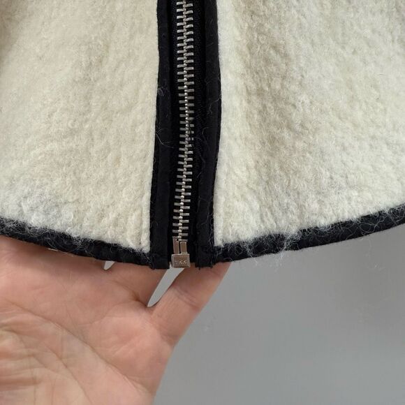 Modern Citizen Madison White Shearling Jacket size small - Picture 7 of 10